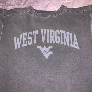 West Virginia University crew neck